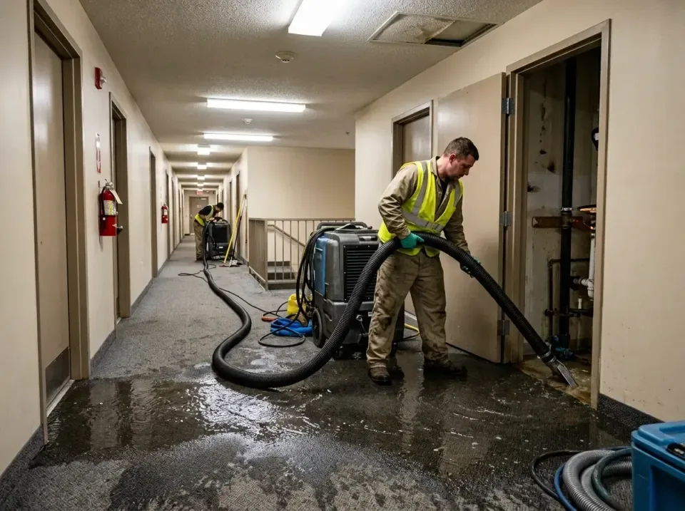 multi-unit-apartment-hallway-f-005 — frequently asked questions, Emergency Burst Pipe Water Extraction & Removal in North Br…